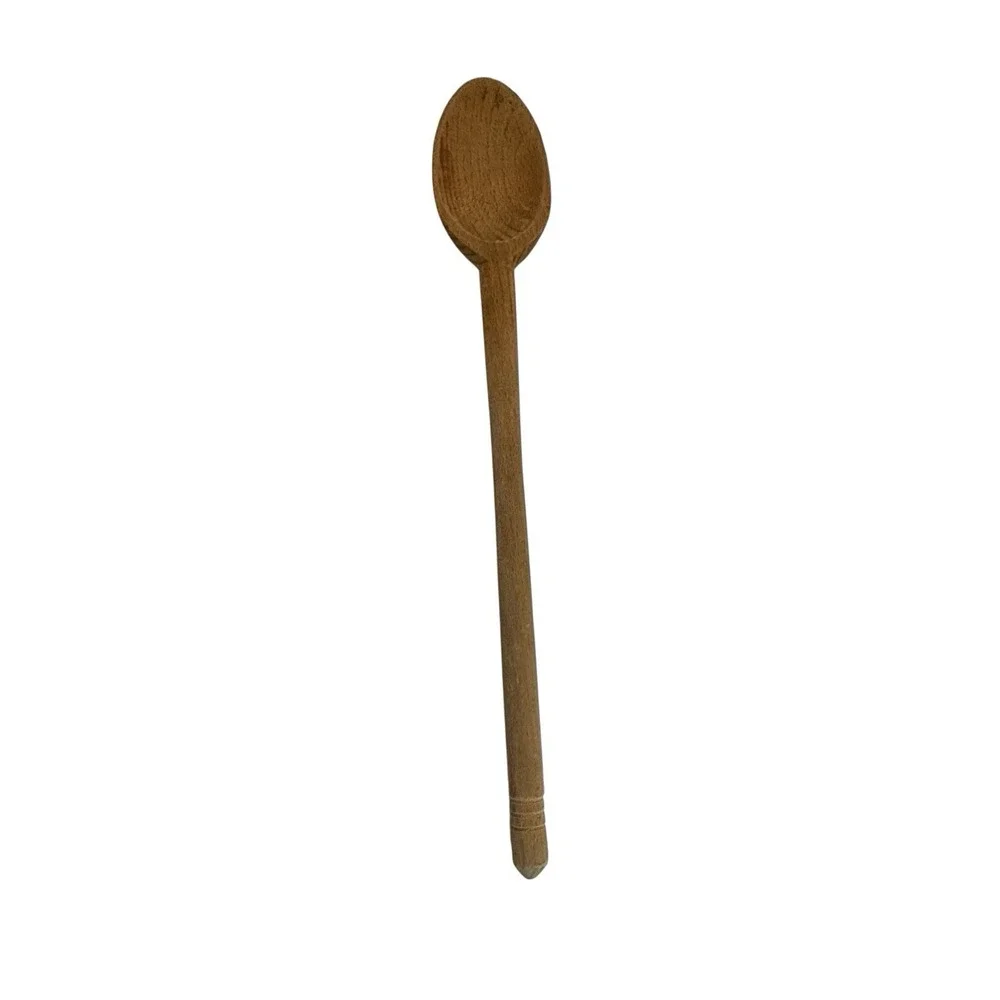VTG‎ Wooden Spoon Set of 4 Multiple Farmhouse Kitchen Primitive Cooking Utensils